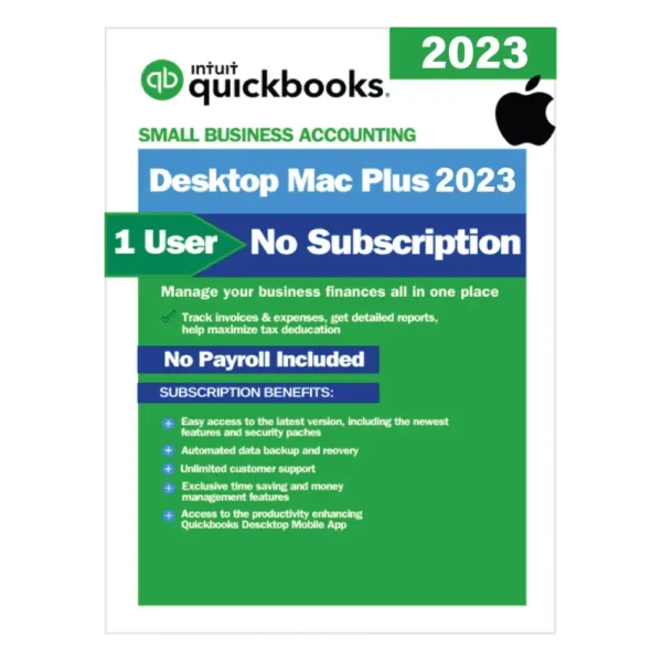 QuickBooks Desktop Mac Plus 2023 - No Subscription